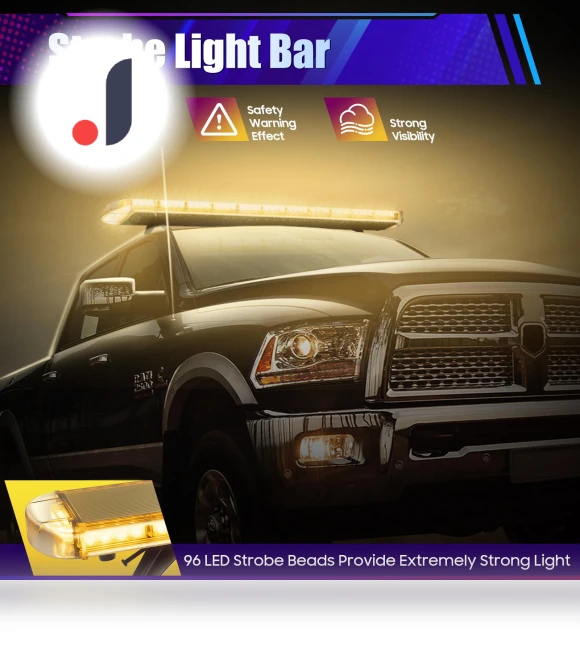 LED Strobe Light Bar with Controller — Vehicle Safety Signals, Cozy Cottage-Relax