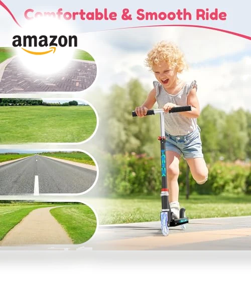 Light Up Kick Scooter — Push Scooters, TONBUX