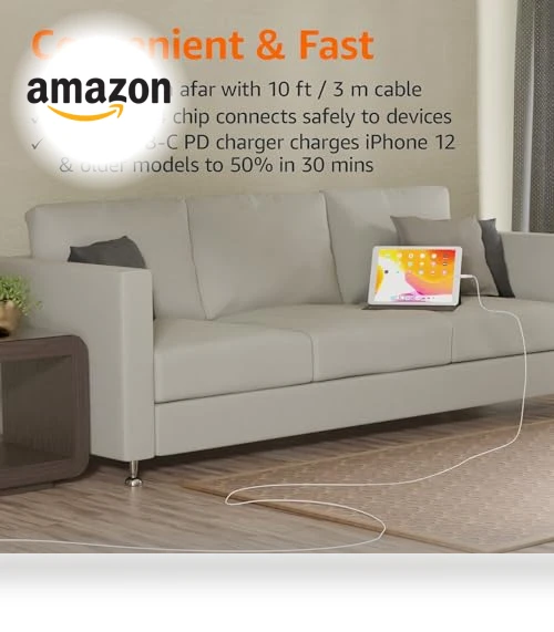 MFi Certified USB-C to Lightning Fast Charging Cable — Chargers, Amazon Basics