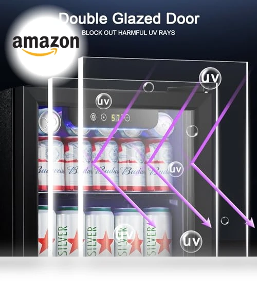 Mini Fridge Cooler — Drink Coolers, Antarctic Star