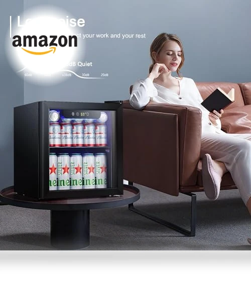 Mini Fridge Cooler — Drink Coolers, Antarctic Star