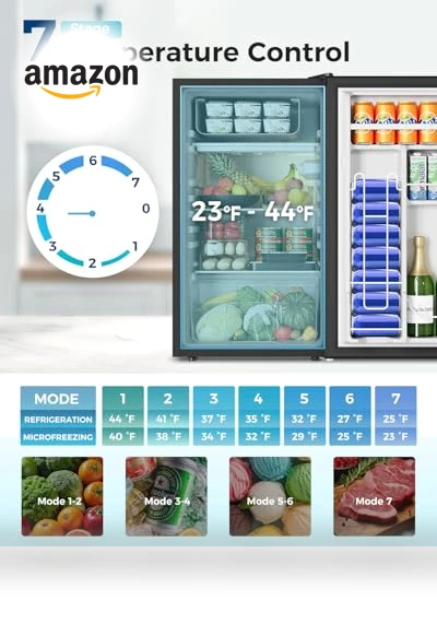 Mini Fridge with Freezer — Mini Fridges, Feelfunn