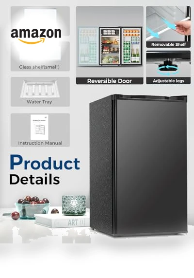 Mini Fridge with Freezer — Mini Fridges, Feelfunn