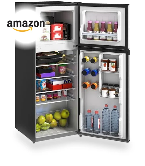 Mini Fridge with Freezer — Mini Fridges, HOMCOM