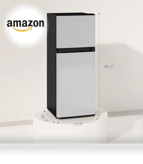 Mini Fridge with Freezer — Mini Fridges, HOMCOM