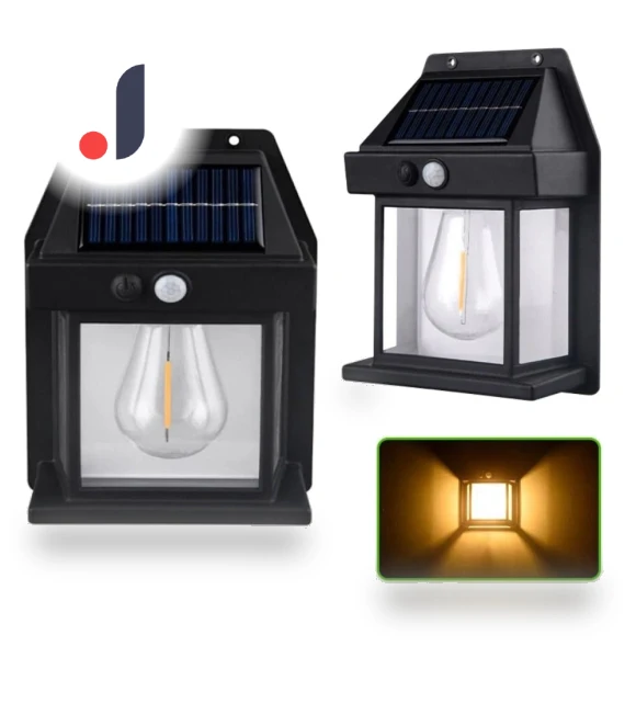 Motion Sensor Solar Wall Lights — Outdoor Security & Flood Lighting, JIOUjitang