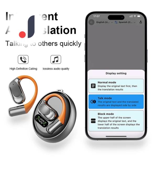 Real-Time Translation Earbuds — Language Translators, Good Household Items