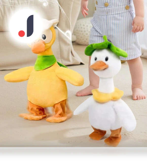 Realistic Repeating Plush Robot Toy — Interactive, timoduizhang