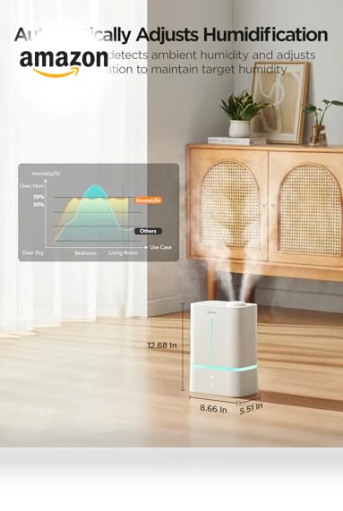 Smart Cool Mist Air Humidifier — Air Moisturizers, GoveeLife
