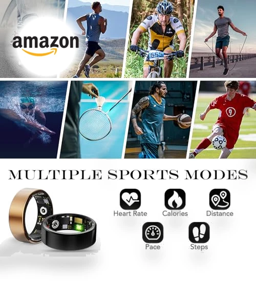 Smart Fitness Tracker Ring — Smart Rings, GANSI
