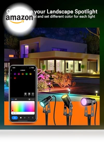Smart Landscape Lights — Outdoor Security & Flood Lighting, Lumary