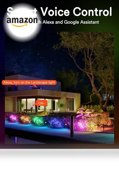 Smart Landscape Lights — Outdoor Security & Flood Lighting, Lumary