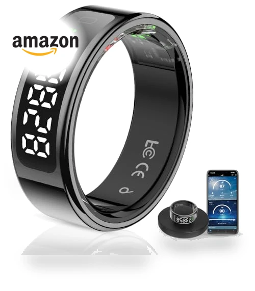 Smart Ring - Sleep Tracker with Heart Rate, Blood Oxygen, Step Counter — Wearable Accessories, UouNeaCo