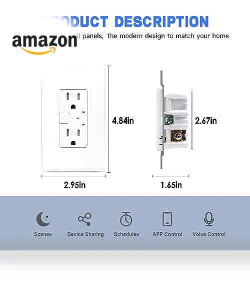 Smart Wall Outlet — Smart Home Hubs & Controllers, JUNLIT GROUP
