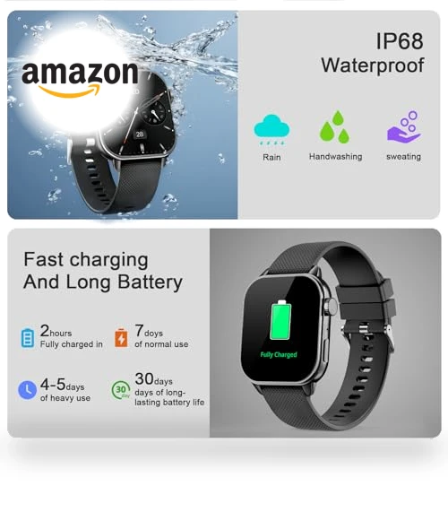 Smart Watch with AMOLED Display — Smartwatches, MFVLP