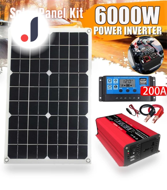 Solar Power System Inverter with Smart LCD Display — Power Inverters, Lucky Market