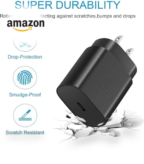 Super Fast Charging 25W USB C Wall Charger Block with 6ft Type C Charger Cable — Chargers, Guangdong Sangu Technology Co Ltd