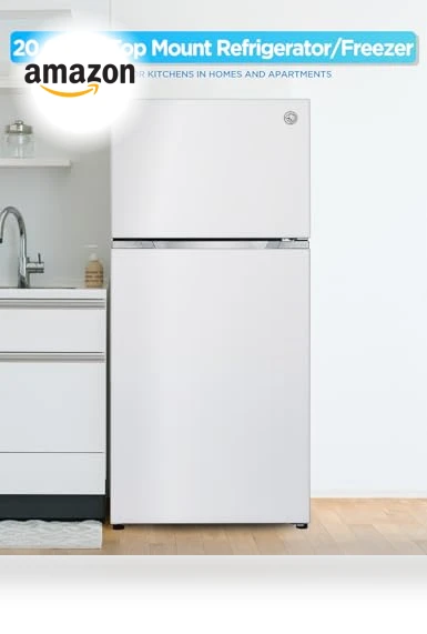 Top Mount Refrigerator with Freezer — Mini Fridges, Commercial Cool