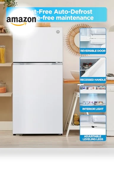 Top Mount Refrigerator with Freezer — Mini Fridges, Commercial Cool