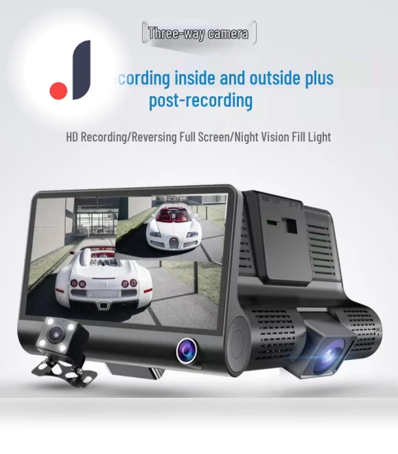 Touchscreen Car DVR — Rearview Cameras for Cars, Global Finds