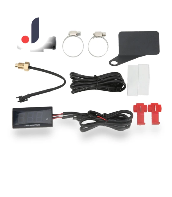 Universal Motorcycle LCD Water Temperature Gauge — Water & Oil Temperature, Neoglint