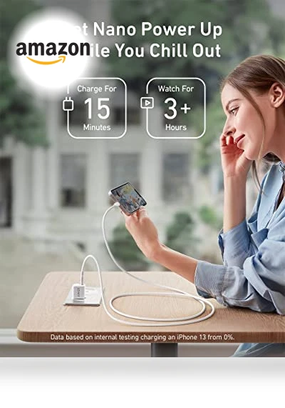USB C Charger Block with Lightning Cable — Chargers, Anker