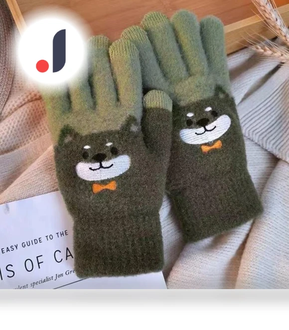 Winter Women's Gloves with Thick Warm Touchscreen — Arm Warmers, gracy