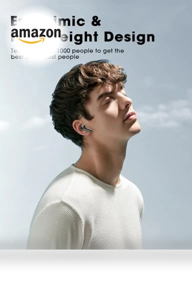 Wireless Earbuds with Big Bass Stereo Sound — In-Ear Headphones, ZZU
