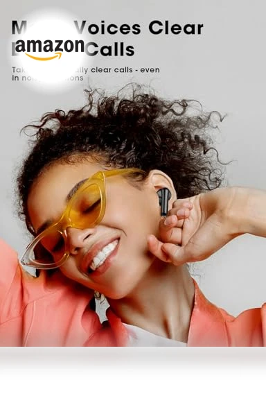 Wireless Earbuds with Big Bass Stereo Sound — In-Ear Headphones, ZZU