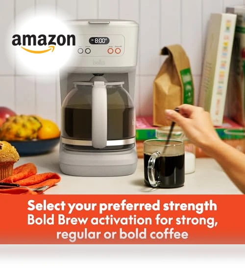 12 Cup Programmable Coffee Maker — Coffee & Espresso Combos, BELLA