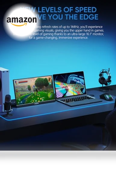 144Hz Portable Gaming Monitor — Display Solutions, ARZOPA