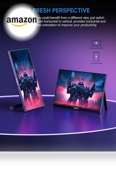 144Hz Portable Gaming Monitor — Display Solutions, ARZOPA