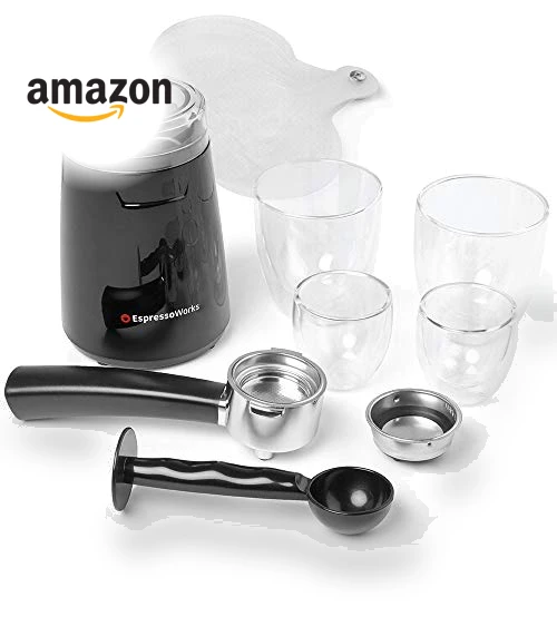 19-Bar Espresso, Cappuccino and Latte Maker 10-Piece Set — Coffee & Espresso Combos, EspressoWorks
