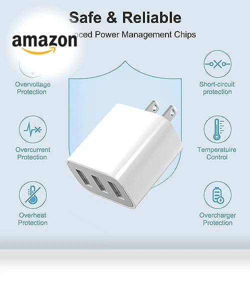 3-Port USB Wall Charger — Chargers, XIANGHONGYIAN