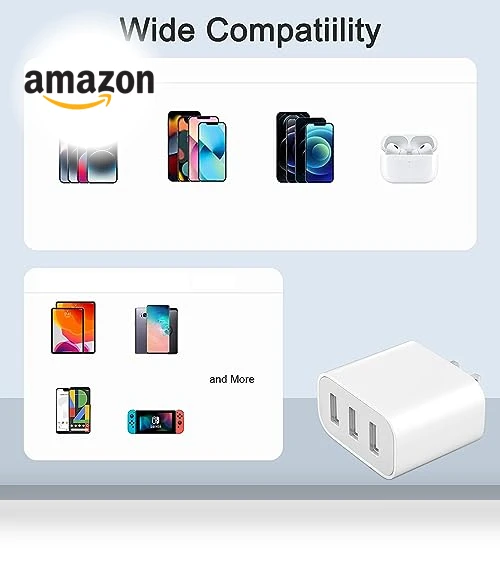3-Port USB Wall Charger — Chargers, XIANGHONGYIAN