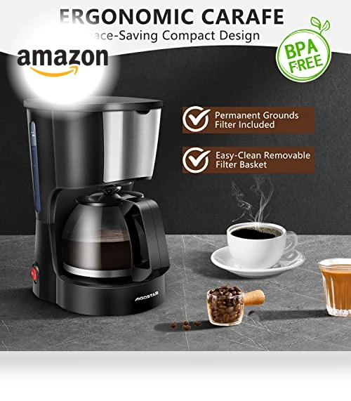 4 Cup Coffee Maker — Brewing Excellence, Aigostar