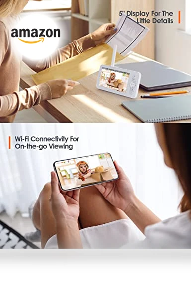 Baby Monitor with Camera and Audio — Baby Monitors, Yeluor