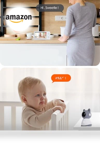 Baby Monitor with Camera and Audio — Baby Monitors, Yeluor