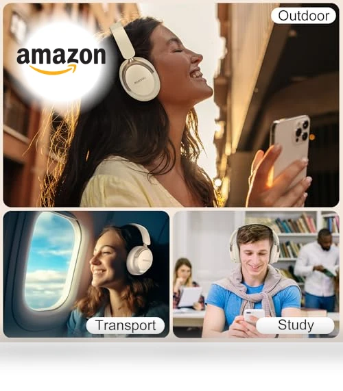 Bluetooth Headphones Over Ear — Over-Ear Headphones, RORSOU