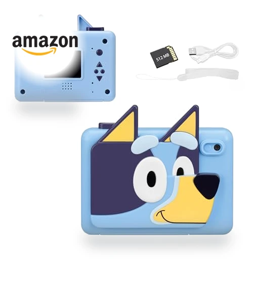 Bluey Kids Camera with SD Card — Interactive Learning Devices, eKids