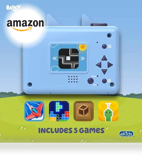 Bluey Kids Camera with SD Card — Interactive Learning Devices, eKids