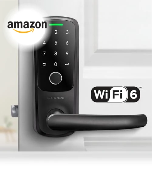 Built-in WiFi Smart Lock with Fingerprint — Smart Home Security, ULTRALOQ