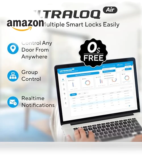 Built-in WiFi Smart Lock with Fingerprint — Smart Home Security, ULTRALOQ