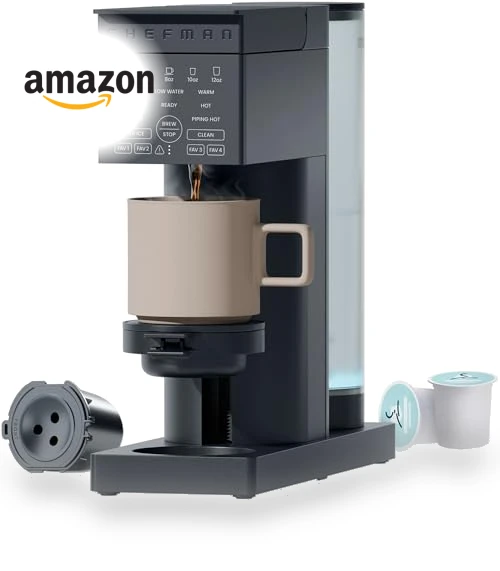 Caffeinator Single Serve Coffee Maker — Coffee & Espresso Combos, Chefman