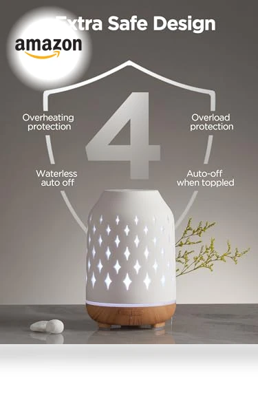 Ceramic Aromatherapy Diffuser — Diffusers, InnoGear
