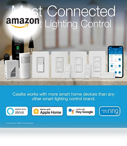 Claro Smart Switch with Wall Plate — Dimmer Switches, Lutron