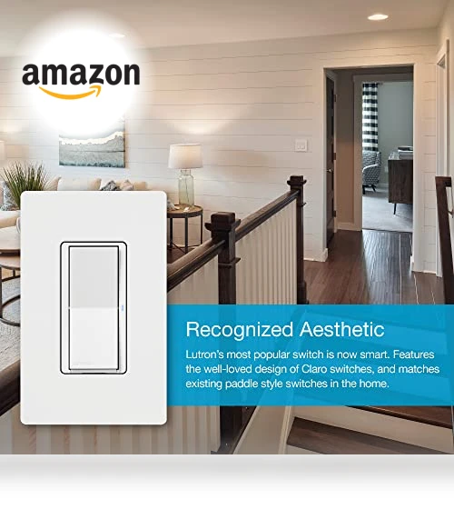 Claro Smart Switch with Wall Plate — Dimmer Switches, Lutron