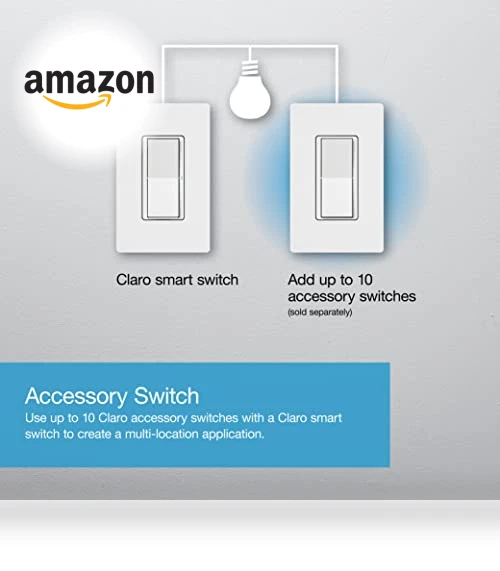 Claro Smart Switch with Wall Plate — Dimmer Switches, Lutron