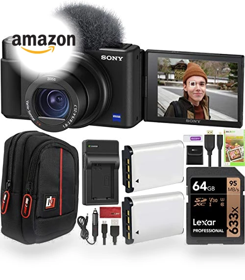 Compact Digital Vlogging 4K HDR Video Camera — Camcorder, Sony