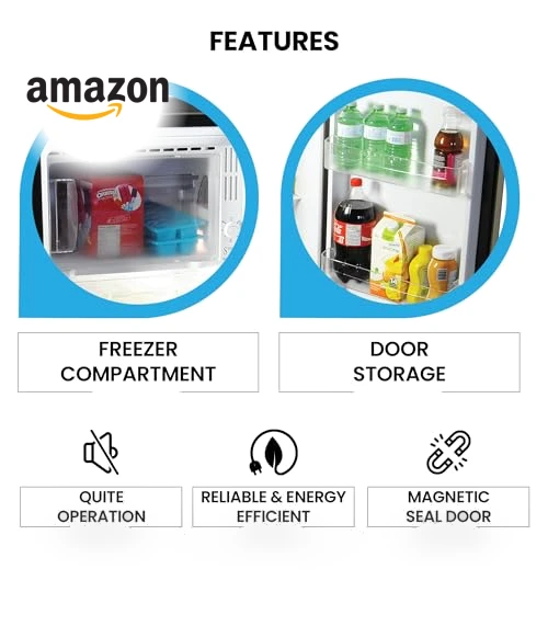 Compact Refrigerator with Freezer — Mini Fridges, Koolatron